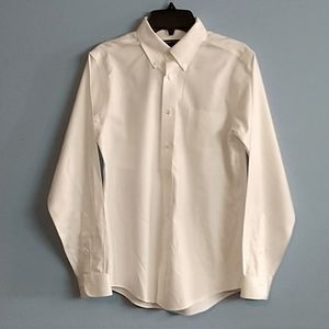 Brooks Brothers Fleece White Button Down size 14